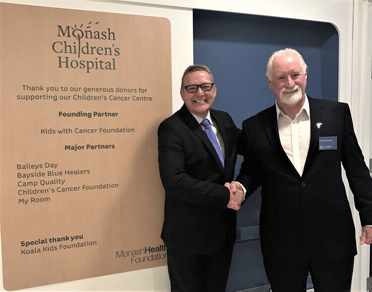 Monash Children's Hospital Vic Proudly funded by Kids With Cancer Foundation Australia